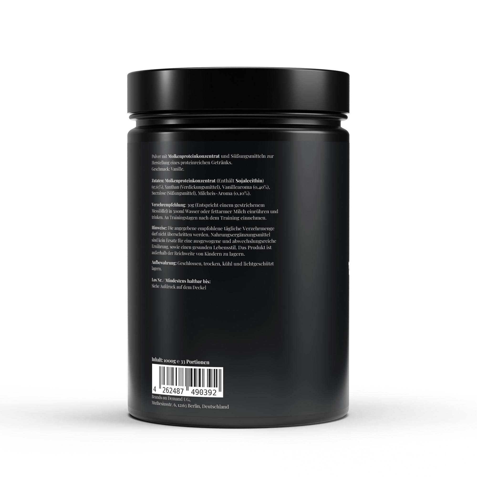 Premium Whey Protein Vanille - 1.000g